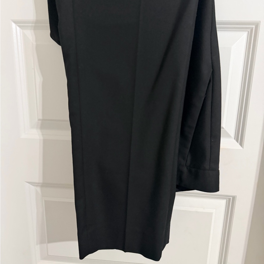Banana Republic Black Ryan Straight Mid-Rise Pants